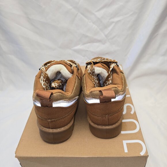 Just Fab Wren Sneaker in Lt Camel, Women's Size 6, New In Box - Picture 4 of 10